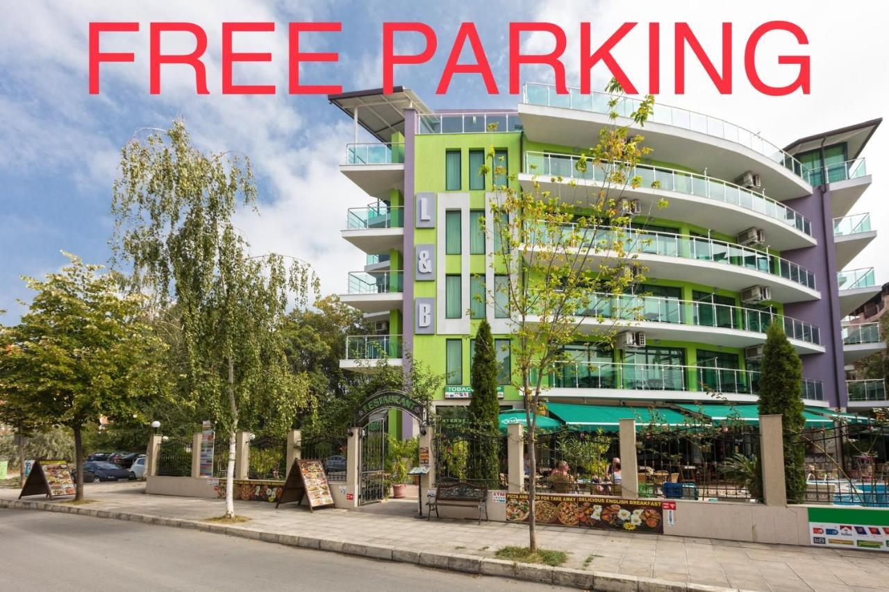 Hotel L&B- Free Parking Sunny Beach Exterior foto